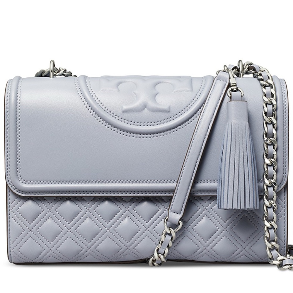 Elegant Lavender Quilted Shoulder Bag